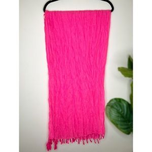 Hot pink shawl/ scarf